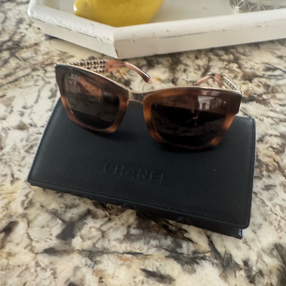 CHANEL Tortoise Shell Sunglasses